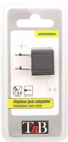 Photo de Adaptateur audio Jack 3,5mm T'nB vers 2x Jack 3,5mm Mono M/F