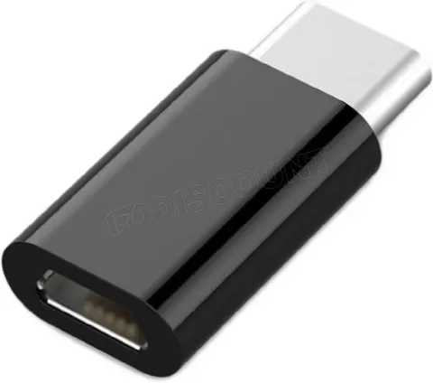 Photo de Adaptateur CableXpert USB-C 2.0 vers Micro USB MF