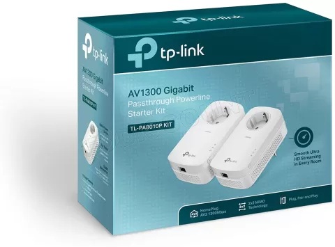 Photo de Adaptateur CPL TP-Link TL-PA8010P AV2 1200 Mbits (pack de 2)