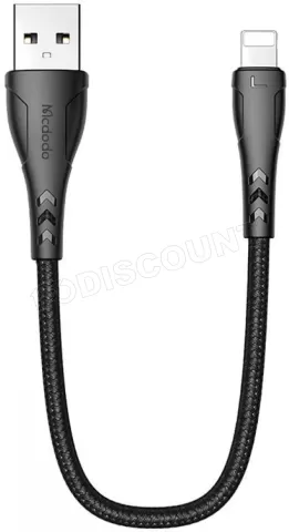 Photo de Adaptateur Mcdodo USB-A vers Lightning 20cm M/M (Noir)