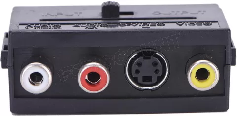 Photo de Adaptateur Péritel Nedis vers 3x RCA et S-VHS (Noir)