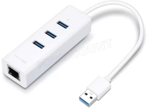 Photo de Adaptateur RJ45 / USB-A 3.0 TP-Link UE330 (Blanc)