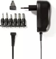 Photo de Adaptateur Secteur Universel Nedis 3-12V 1A (Noir)