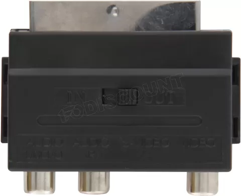 Photo de Adaptateur T'nB Péritel mâle vers 3x RCA femelle (Noir)