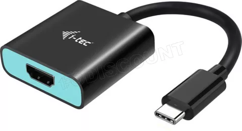 Photo de Adaptateur USB-C I-Tec vers HDMI (Noir/Bleu)
