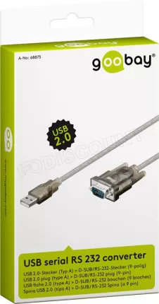 Photo de Adaptateur USB vers Série Goobay