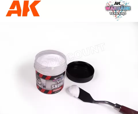 Photo de Ak Interactive Battle Grounds - Texture Snow (100 ml)