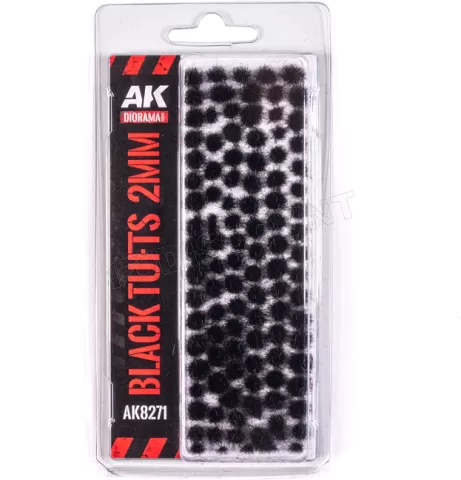 Photo de Ak Interactive - Black Fantasy Tufts 2mm