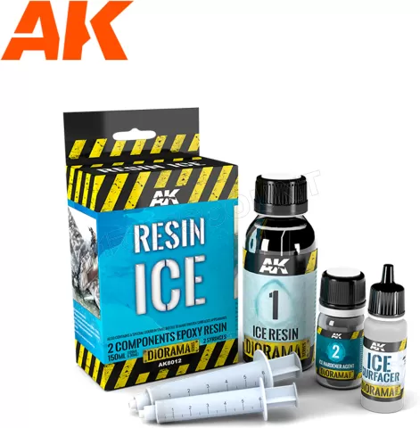 Photo de Ak Interactive Dioramas - Resine Glace (2 Composants) (150 ml)