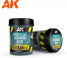 Photo de Ak Interactive Dioramas - Water Gel Atlantic Blue (250 ml) (Base Acrylique)