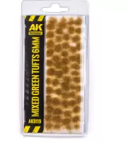 Photo de Ak Interactive - Mixed Green Tufts 6mm