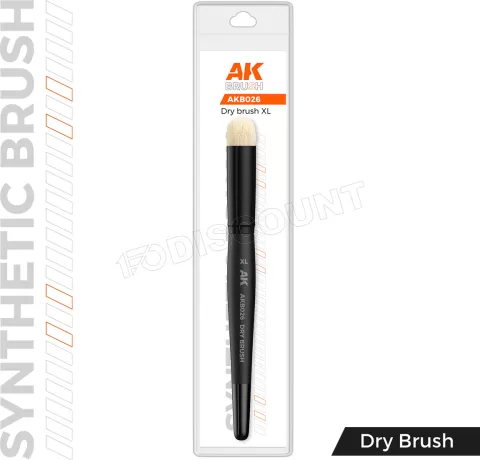 Photo de AK Interactive Pinceau Synthetique - Dry (Taille XL)