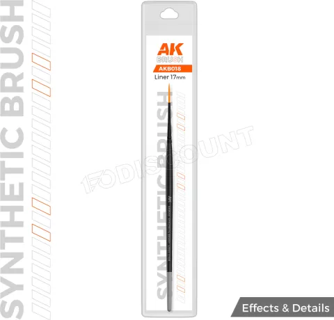 Photo de AK Interactive Pinceau Synthetique - Liner 17mm