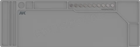 Photo de Ak Interactive Plan de travail en Silicone Gris (88,5 x 30cm)