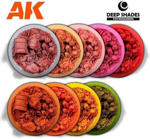 Photo de Ak Interactive Pot de Deep Shade - Human Skin (30 ml)