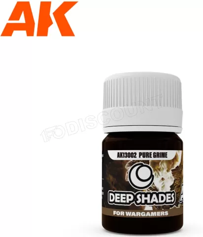 Photo de Ak Interactive Pot de Deep Shade - Pure Grime (30 ml)