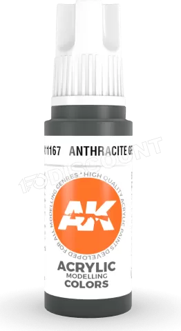 Photo de Ak Interactive  Pot de Peinture - Anthracite Grey (17 ml)