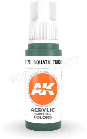 Photo de Ak Interactive  Pot de Peinture - Aquatic Turquoise (17 ml)