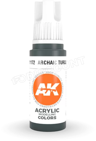 Photo de Ak Interactive  Pot de Peinture - Archaic Turquoise (17 ml)