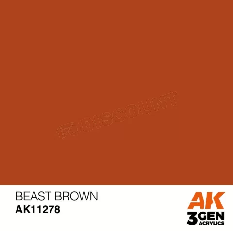 Photo de Ak Interactive  Pot de Peinture - Beast Brown (17 ml)