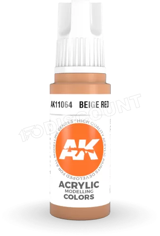 Photo de Ak Interactive  Pot de Peinture - Beige Red (17 ml)