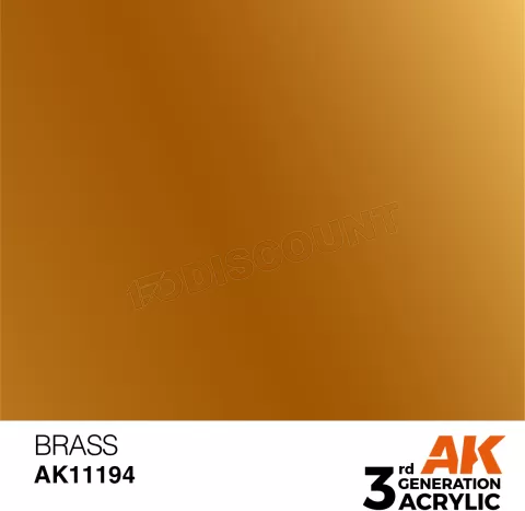 Photo de Ak Interactive  Pot de Peinture - Brass (17 ml)