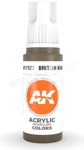 Photo de Ak Interactive  Pot de Peinture - British Khaki (17 ml)