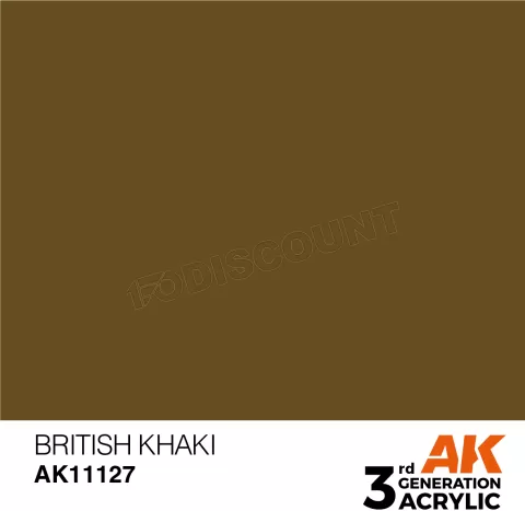 Photo de Ak Interactive  Pot de Peinture - British Khaki (17 ml)