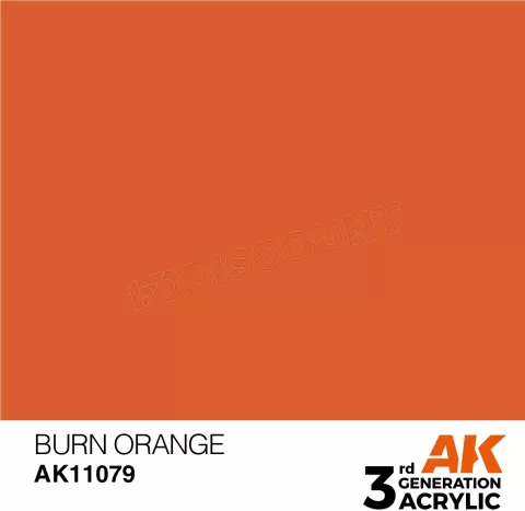 Photo de Ak Interactive  Pot de Peinture - Burn Orange (17 ml)