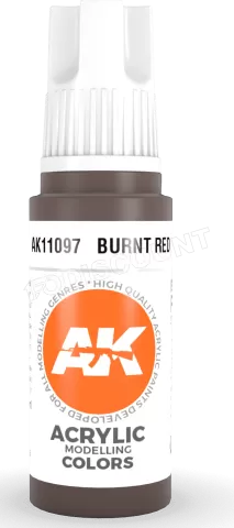 Photo de Ak Interactive  Pot de Peinture - Burnt Red (17 ml)