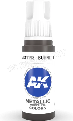 Photo de Ak Interactive  Pot de Peinture - Burnt Tin (17 ml)