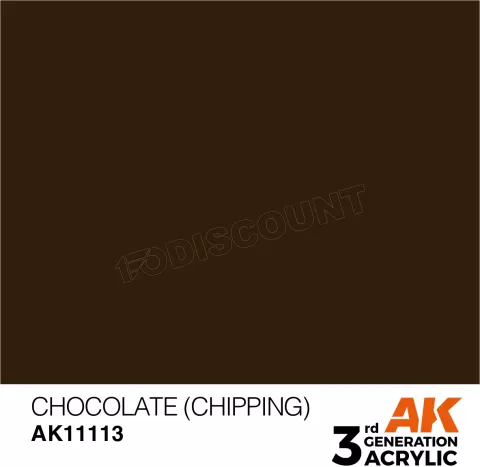 Photo de Ak Interactive  Pot de Peinture - Chocolate (Chipping) (17 ml)