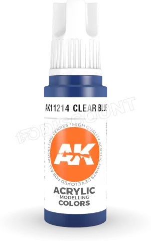 Photo de Ak Interactive  Pot de Peinture - Clear Blue (17 ml)