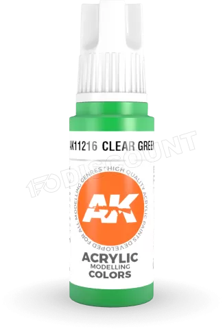 Photo de Ak Interactive  Pot de Peinture - Clear Green (17 ml)