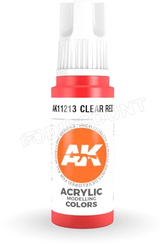 Photo de Ak Interactive  Pot de Peinture - Clear Red (17 ml)