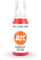 Photo de Ak Interactive  Pot de Peinture - Clear Red (17 ml)