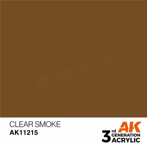 Photo de Ak Interactive  Pot de Peinture - Clear Smoke (17 ml)