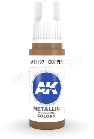 Photo de Ak Interactive  Pot de Peinture - Copper (17 ml)