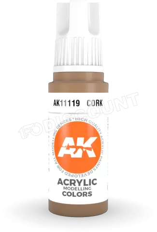 Photo de Ak Interactive  Pot de Peinture - Cork (17 ml)