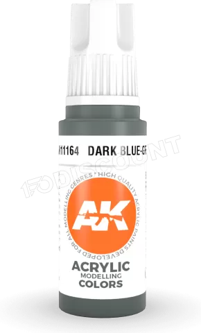 Photo de Ak Interactive  Pot de Peinture - Dark Blue-Grey (17 ml)