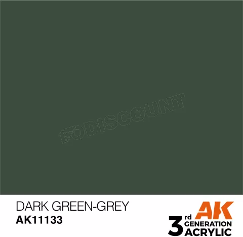 Photo de Ak Interactive  Pot de Peinture - Dark Green-Grey (17 ml)