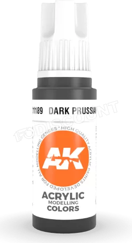 Photo de Ak Interactive  Pot de Peinture - Dark Prussian Blue (17 ml)