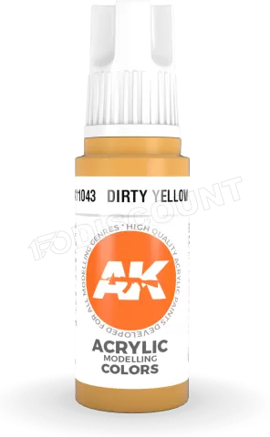 Photo de Ak Interactive  Pot de Peinture - Dirty Yellow (17 ml)