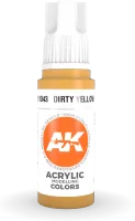 Photo de Ak Interactive  Pot de Peinture - Dirty Yellow (17 ml)