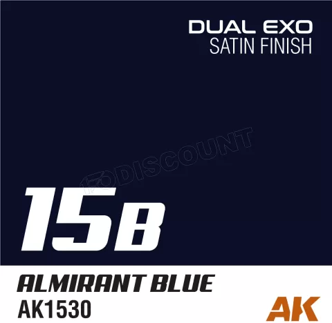 Photo de Ak Interactive Pot de Peinture Dual Exo - 15B Almirant Blue (60 ml)