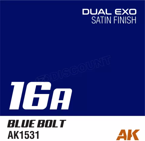 Photo de Ak Interactive Pot de Peinture Dual Exo - 16A Blue Bolt (60 ml)
