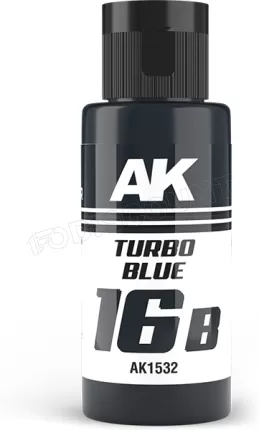 Photo de Ak Interactive Pot de Peinture Dual Exo - 16B Turbo Blue (60 ml)