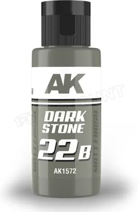 Photo de Ak Interactive Pot de Peinture Dual Exo - 22B Dark Stone (60 ml)
