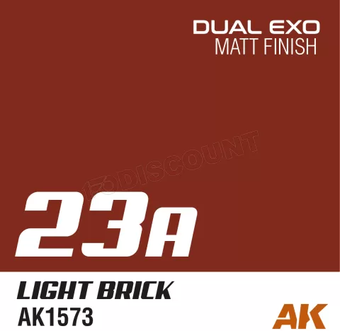 Photo de Ak Interactive Pot de Peinture Dual Exo - 23A Light Brick (60 ml)