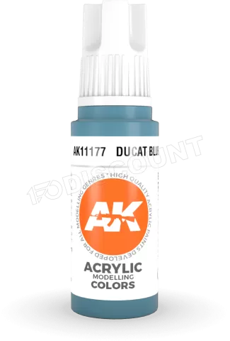 Photo de Ak Interactive  Pot de Peinture - Ducat Blue (17 ml)